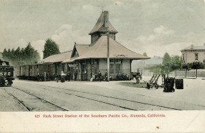 Park Street Station of the Southern Pacific Co., Alameda, California